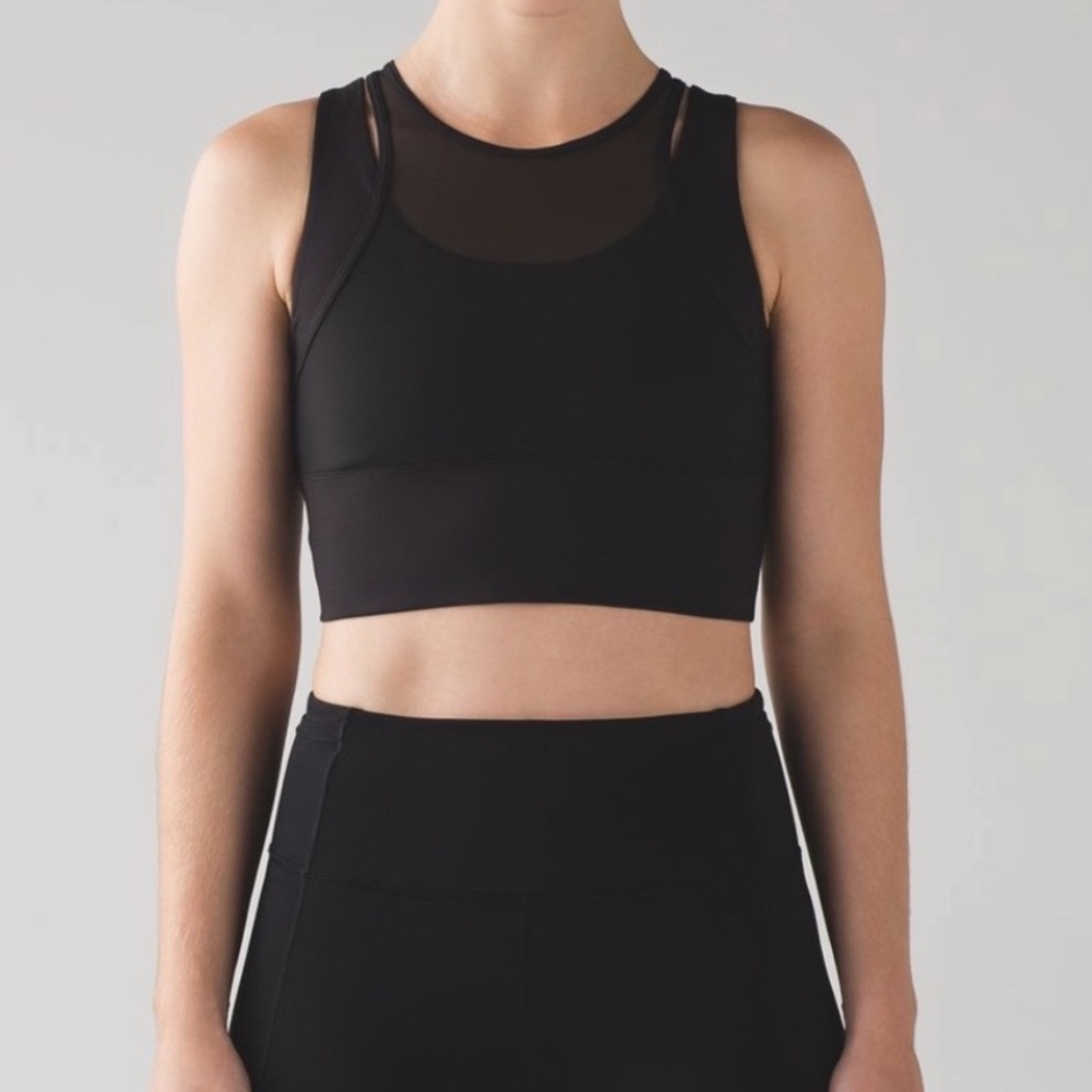 Lululemon Black Layered Sports Bra